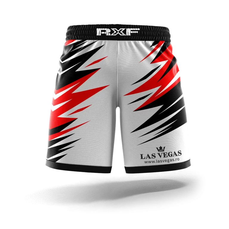 Short ALLSTARS 48 Alb/Rosu